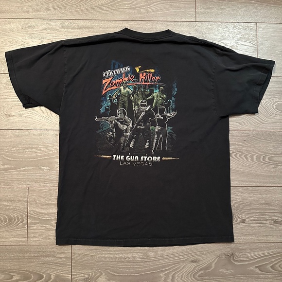 Gildan Other - Certified Zombie Killer The Gun Store Y2K Tee